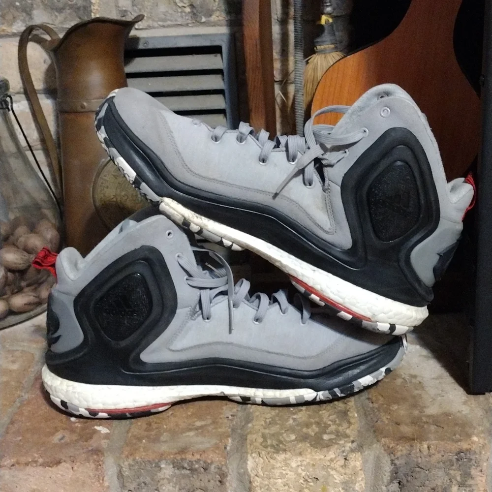 Rare Adidas 2015 D Rose 5 Boost 'Light Onyx C76798 S 13 Chicago Bulls BB Shoes - Picture 5 of 15